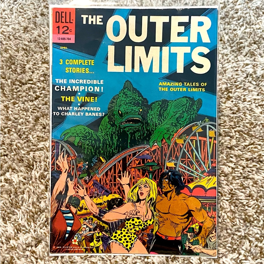 VINTAGE 1967 DELL COMICS The Outer Limits Creature Tales Silver Age Comic #12